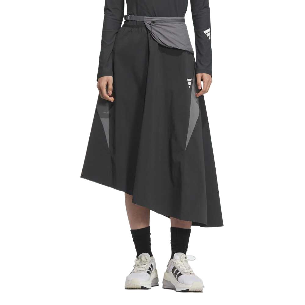 

Adidas SS25 Fashion Comfortable Breathable Lightweight Casual Long Skirt Women skirts Charcoal-Black JW9092 S