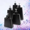 Jazz Drum Cowbell Loud Cow Bell Drums Crisp Cowbell Percussion Instruments Metal Cowbell for Concert Band Gatherings
