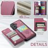 For Samsung Galaxy S26+ Case with RFID Blocking 5 Card Slots CASEME C22 Leather Back Cover