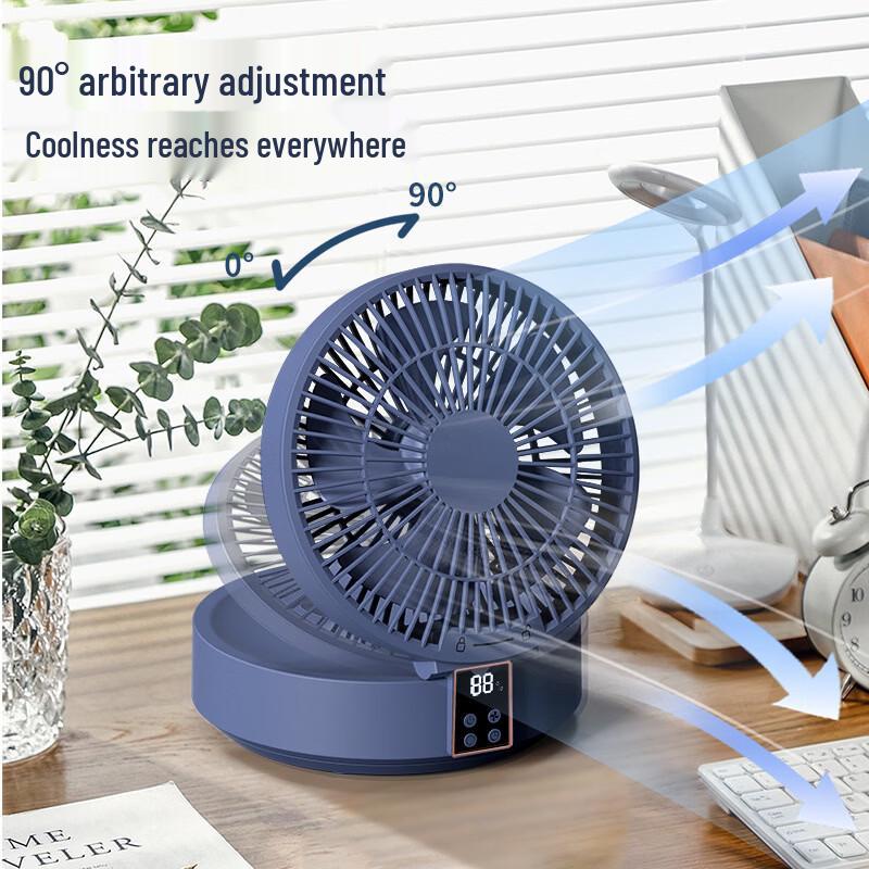 ZISIZ Foldable Oscillating Circulation Fan
