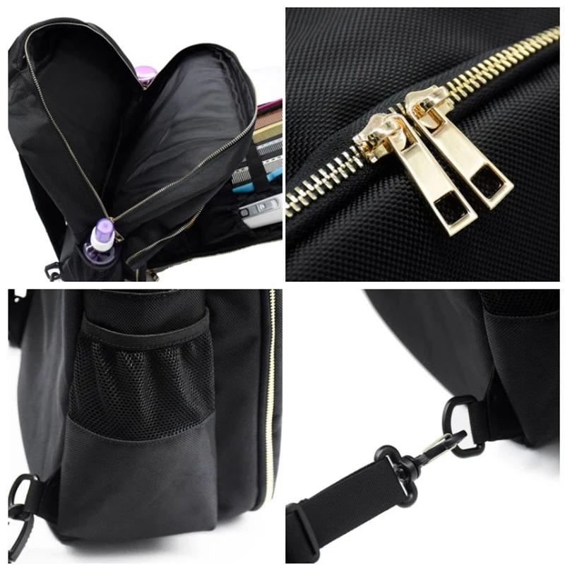 Hairdresser Tool Bag Barber Carrying Case Large Capacity Storage Backpack Travel Shoulders Bag Professional Barber Accessories
