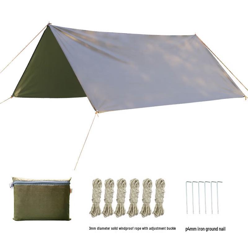 OEING Portable Oxford Cloth Ground Mat & Canopy