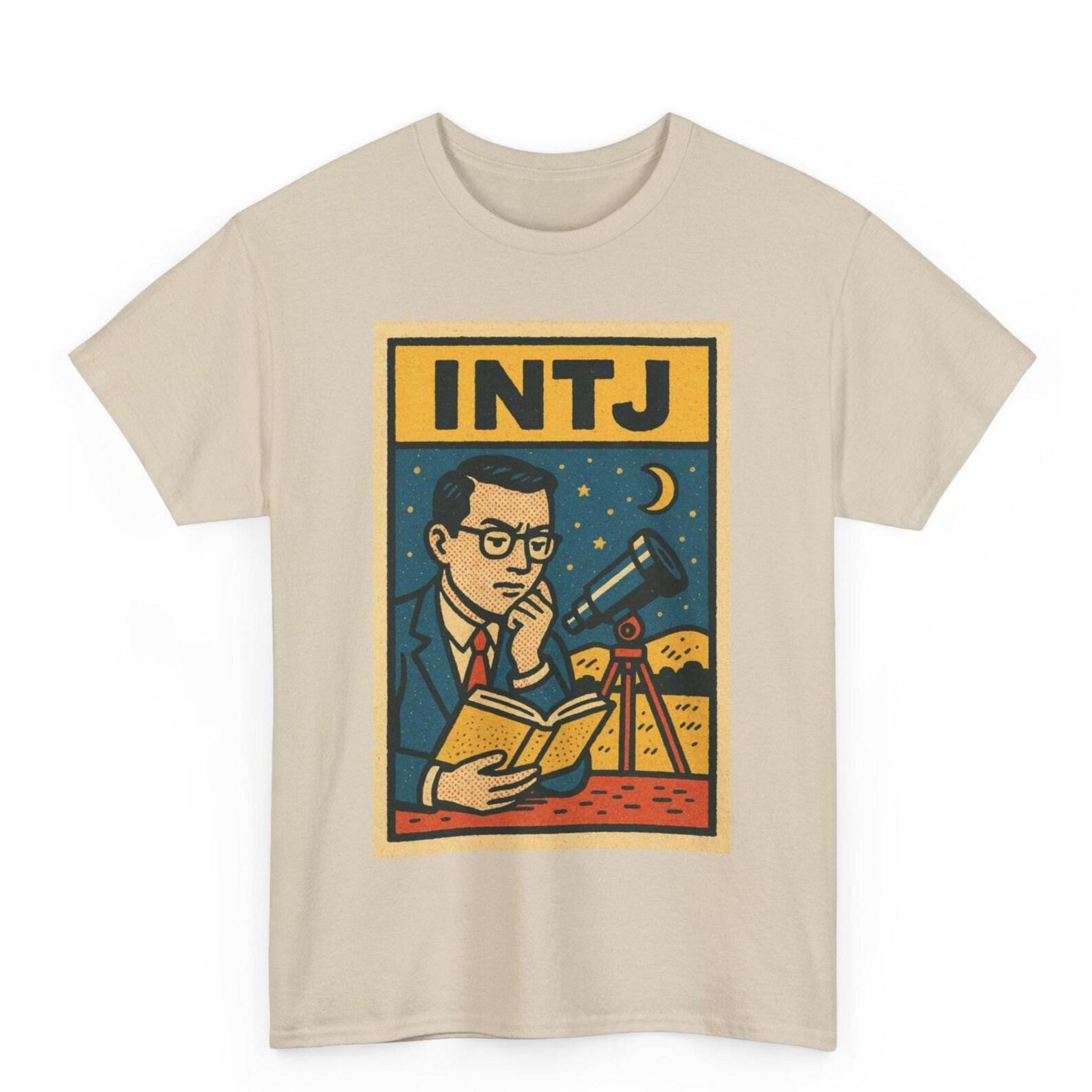 INTJ T-Shirt: Strategic Mastermind Vintage Comic Graphic Tee 3XL