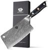 WILDMOK 6.5 Inch Kitchen Bone Chopper Cutter Knife 67 Layer Damascus VG10 Steel with Resin Handle