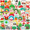 50 Christmas Stickers Christmas Party DIY Window Glass Decoration Decoration Festive Atmosphere Stickers