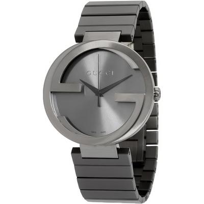 YA133210 Herrenuhr mit ineinandergreifendem grauem Zifferblatt