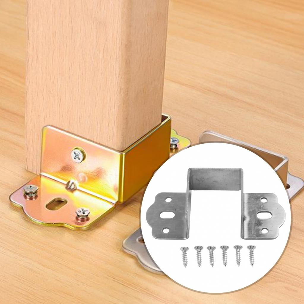 Bed Rail Brackets Heavy Duty Support Metal Hinges Fixed With Screws