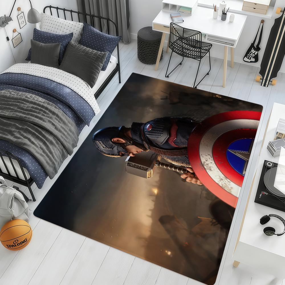 movie cool C-Captain A-America ML hogar Bedside Rug Kitchen Bath Floor Mat Hallway Balcony Carpet Entrance Doormat Decor Home