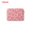 Plush Notebook Computer Sleeve Heart Pattern Protective Device Case Tablet Sleeve  Daily Commuting