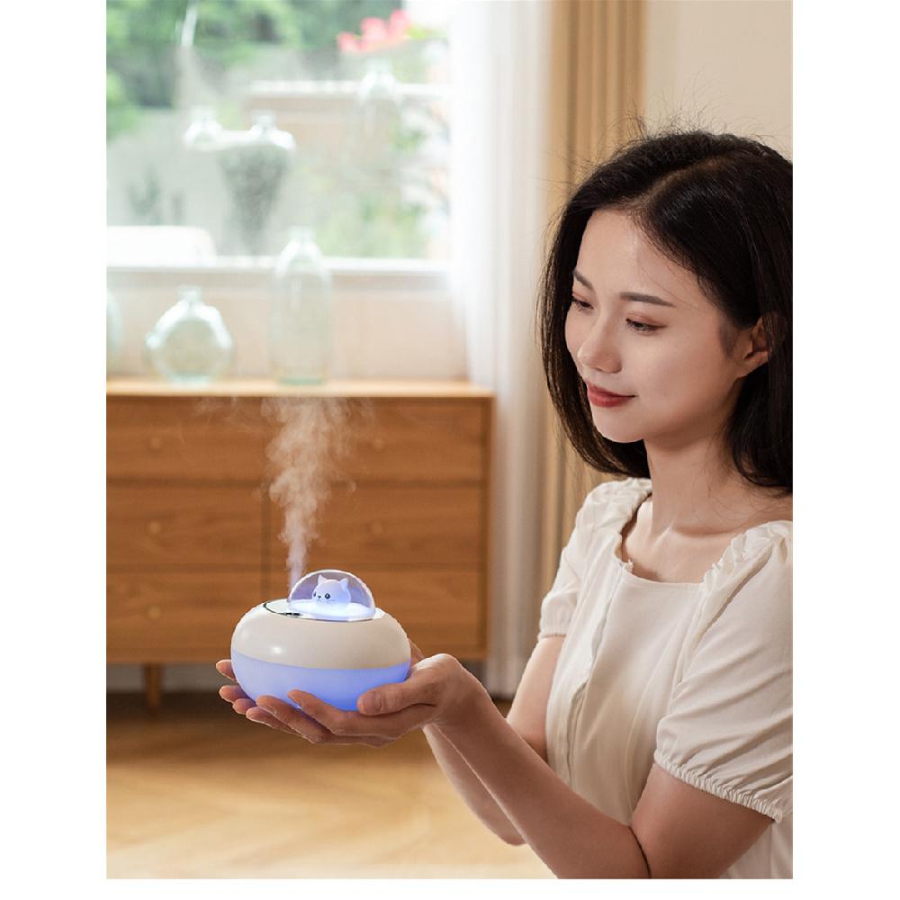 Neuer niedlicher Haustier-Luftbefeuchter USB Heim Desktop Leiser Luftbefeuchter Büro-Luftbefeuchter Weiß