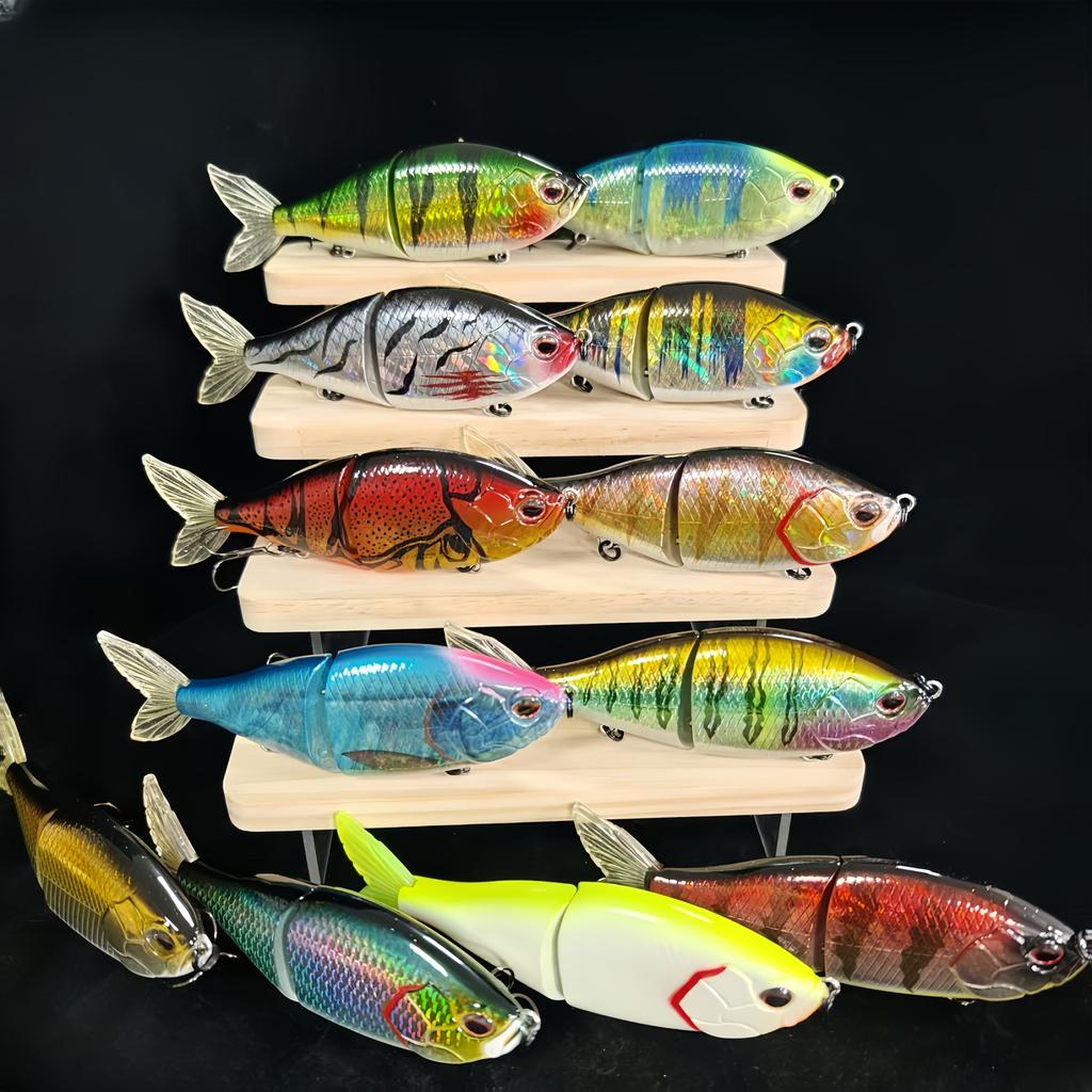 1pc 14.5cm 57g Slow Sinking Lure Multi-Section, Two-Segment Imitation Hard Bait