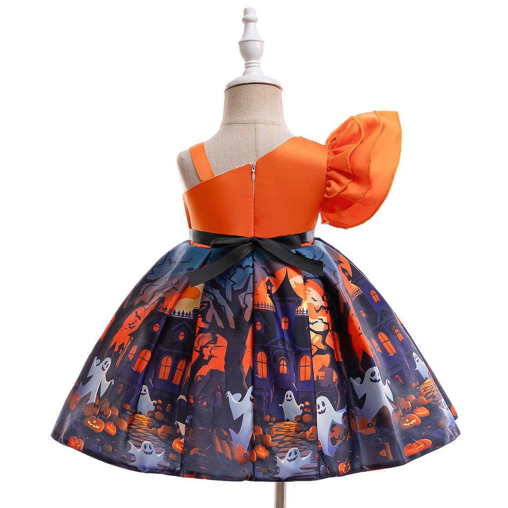 Halloween Kleider Blumenmädchenkleid Kleinkind Taufe 1. Geburtstag Kleid Baby Mädchen Kleidung Prinzessin Hochzeitsfeier Kinderkostüm