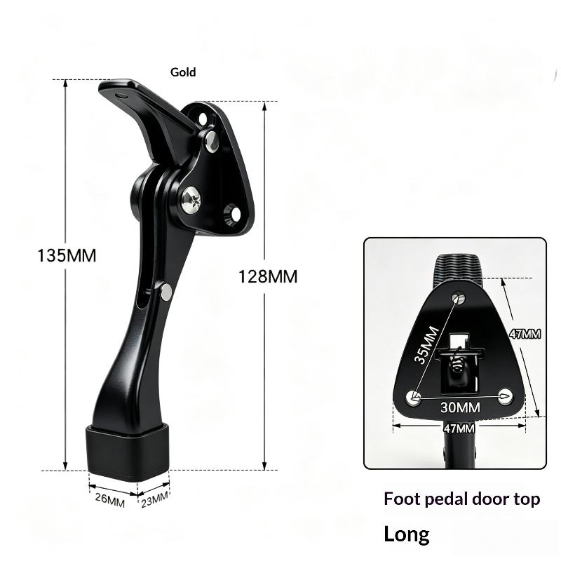 1Pcs Anti Collision Easy Pedal Floor Holder Kick Down Door Stopper Hardware Wall Protectors Door Holder