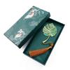 5 Pcs/Set Creative Book Markers Metal Reading Bookmarks Leaf Shape Page Markers Chinese Style Bookmarks for Book Lovers
