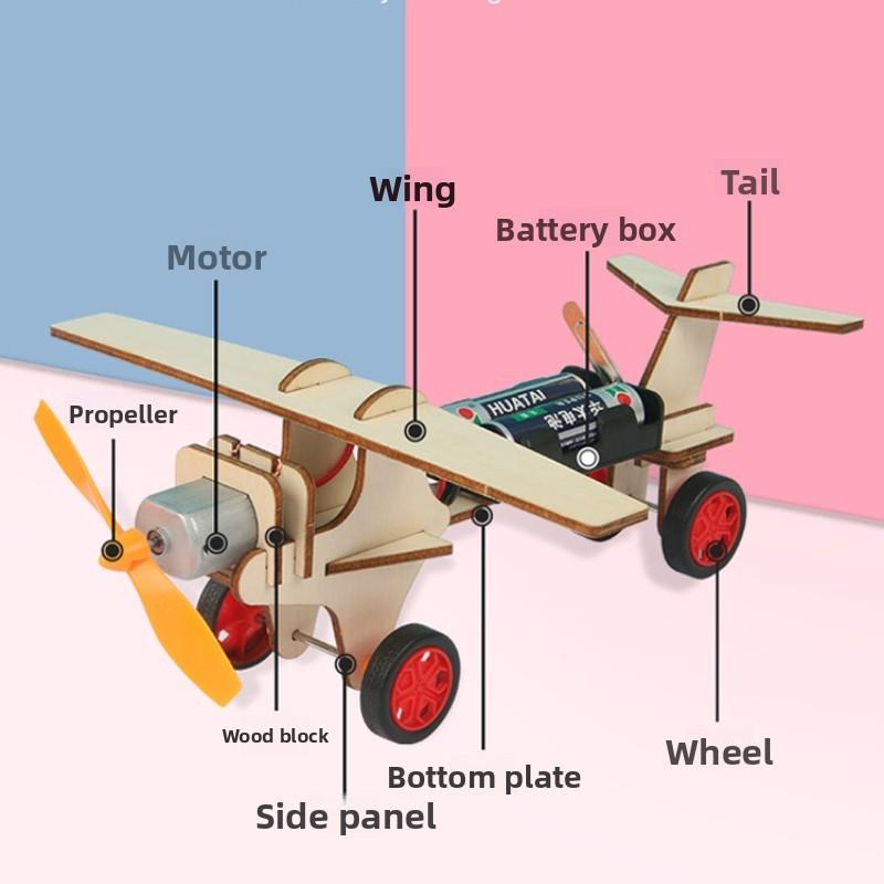 Self Made Wooden Electric Scooter Model Material Set Children Educational Toys For Kids Educational Toys