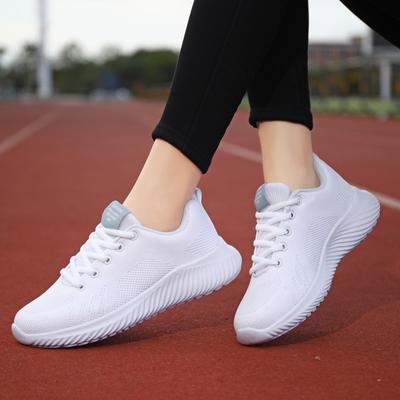 Baskets décontractées respirantes en maille pour femmes, chaussures de marche et de jogging d'été à plateforme, chaussures de course et de sport