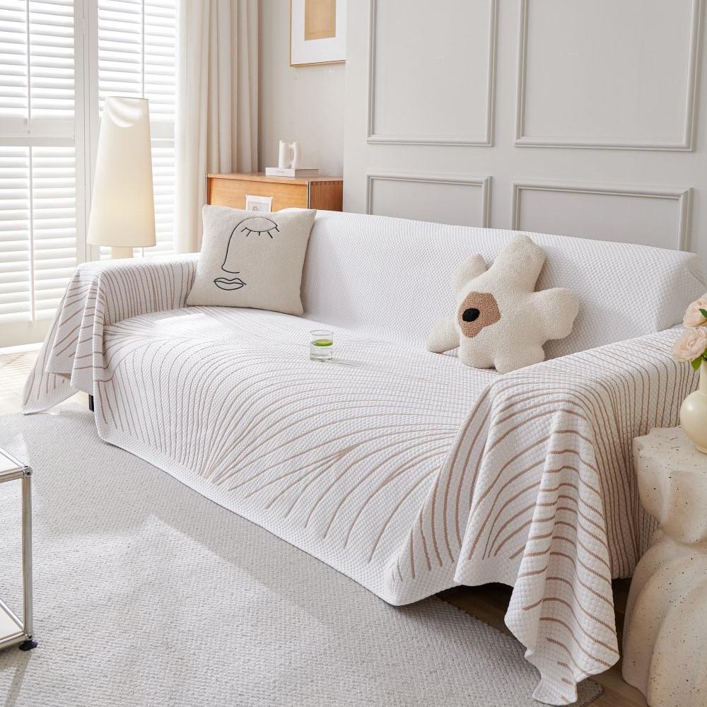 Cool Feeling Houndstooth Sofa Cover Mat Throw Blankets Living Room  Summer Camping Picnic Blanket Cover