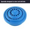Round Shape Drill Bit Organizer Stand 1-13mm Diameter Drill Bit Storage Box  Household Use