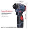 Brushless Impact Drill & Electric Screwdriver with Quick Chuck for Handheld Hole Drilling and Decoration