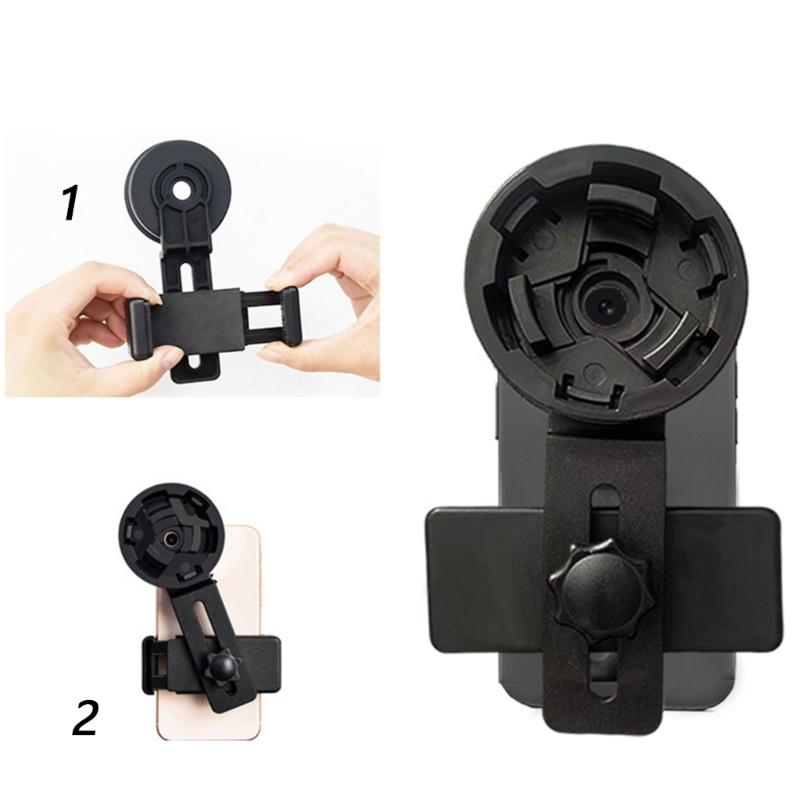 Telescope Phone Mounting Bracket Fast Release Mechanism Broad Device Compatibility Secure Grip Design Travel Friendly