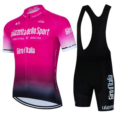 2026 Men's Tour De Giro D'ITALIA Cycling Jersey Set Short Sleeve Mountain Uniform Ropa Ciclismo Cycling Maillot Cycling Clothing Suit