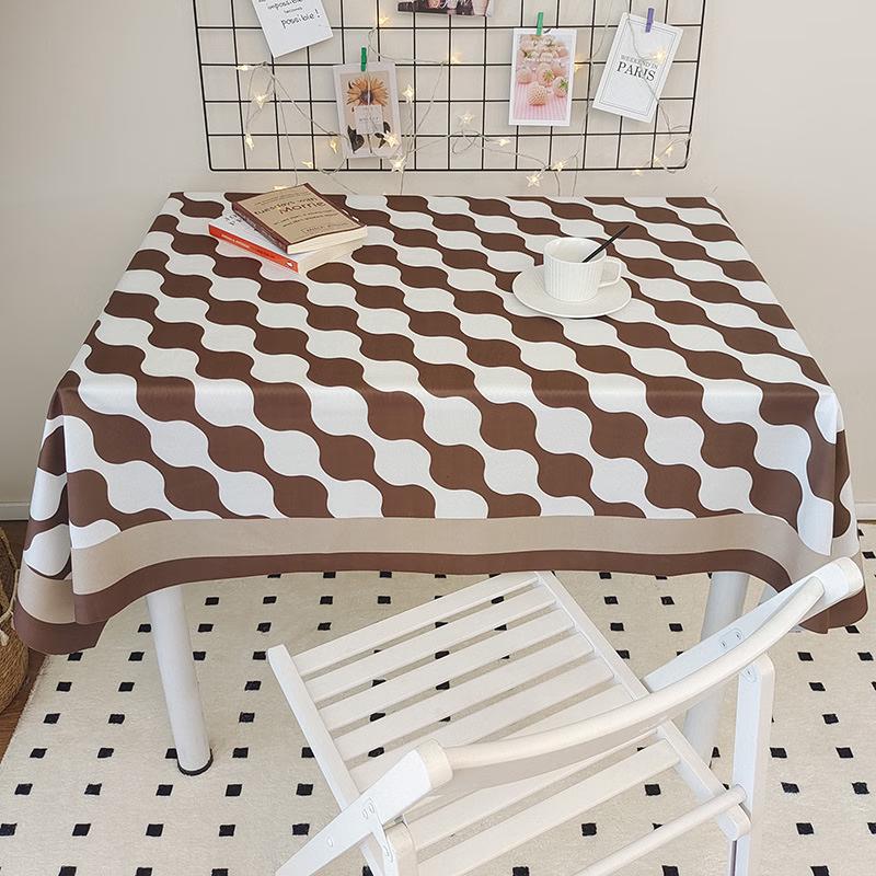 

INS Style Polyester Flannel Tablecloth