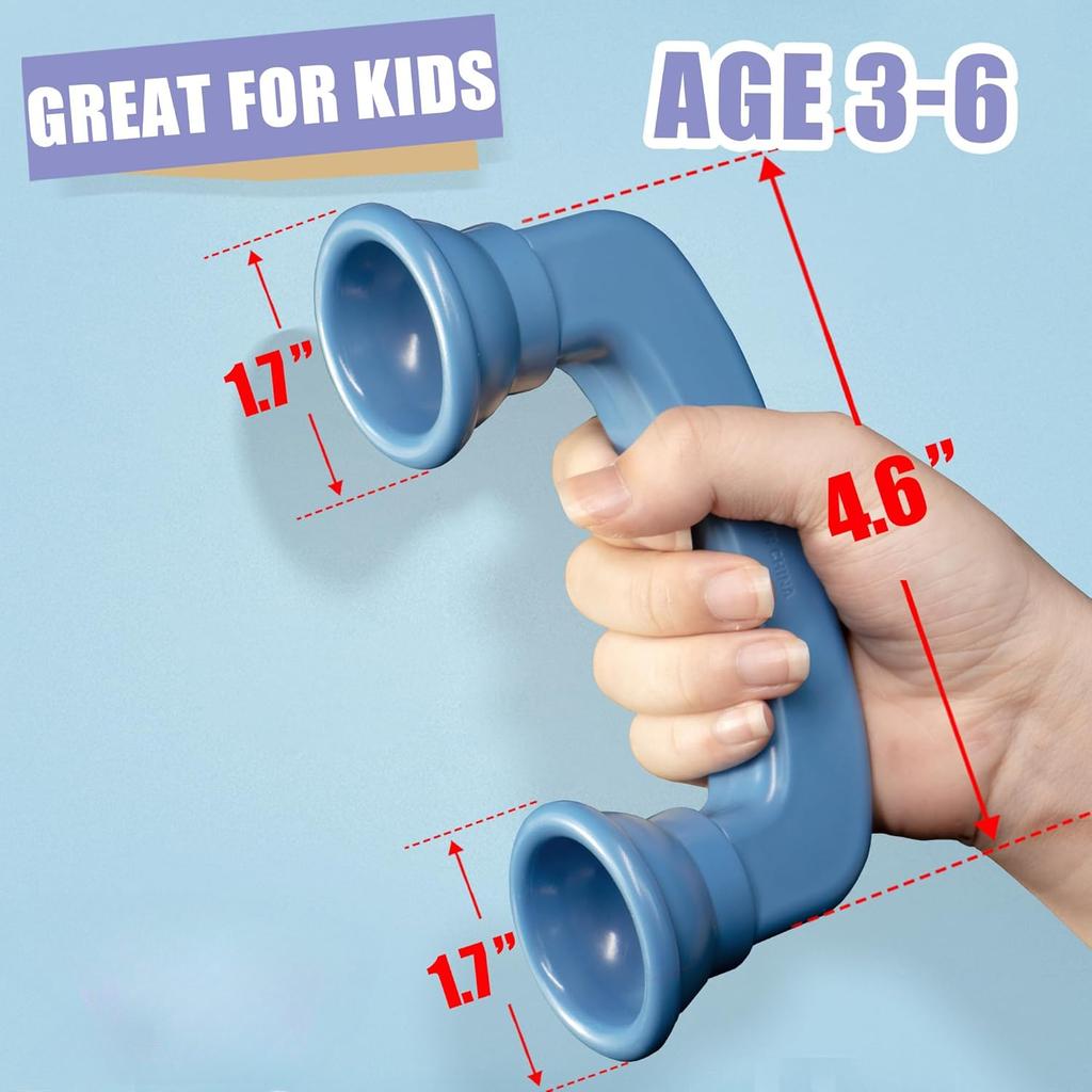 Novelty 4 Pack Whisper Phones Speech Therapy Toys for Reading & Auditory Feedback - Improve Comprehension & Pronunciation