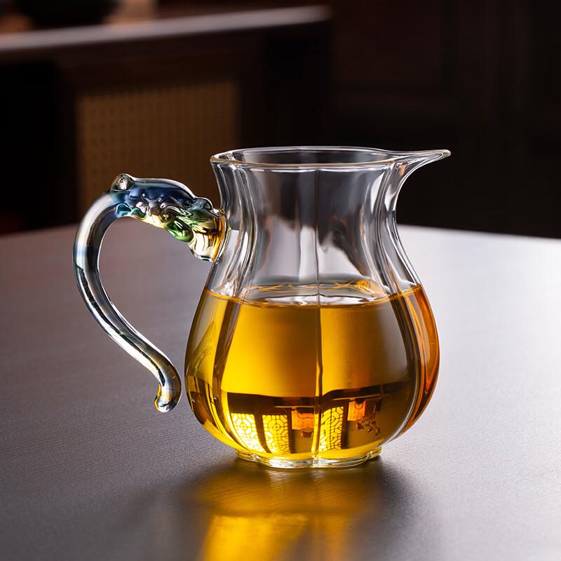 Deou Starlight Dragon Handle Glass Tea Server