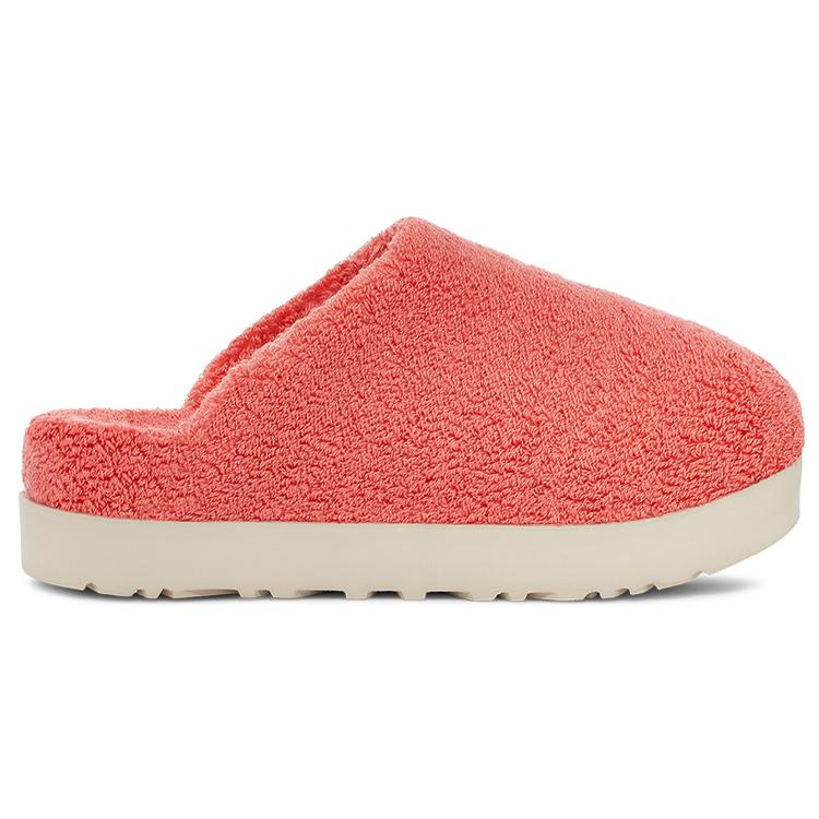 UGG Fuzz Sugar Terry Slide Fabric Fashion Slippers Women's Peach Pink 1126386-PBLSS