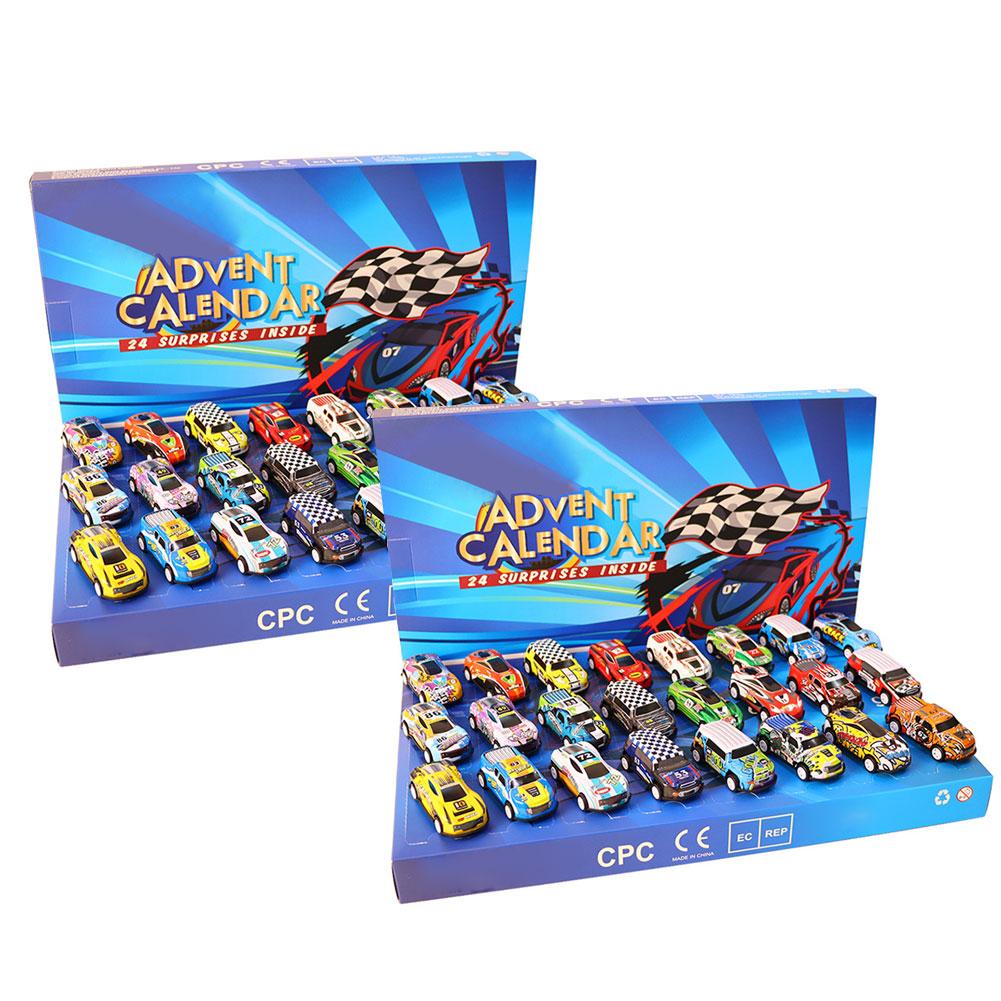 Cars Advent Calendar 24 Days Countdown Calendar Pull Vehicle Calendar Vehicles Back Pull Kids Back Countdown Cars Christmas B5G4