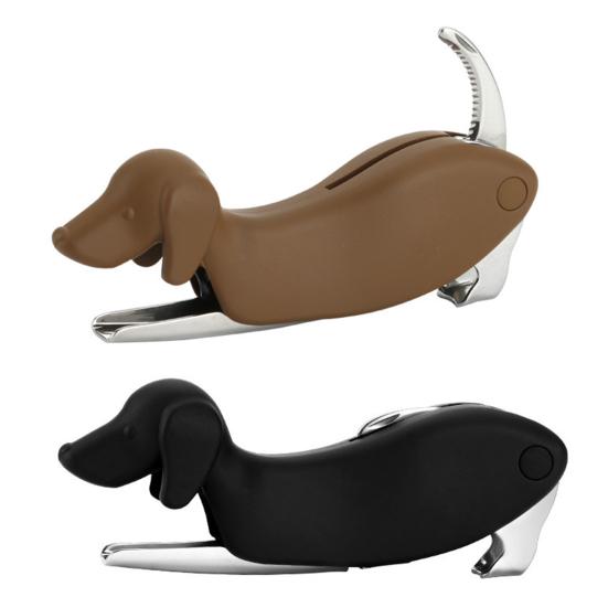 Red Wine Bottle Opener Stainless Steel Dog Shape Wine Key Beer Opener Foil Cutter Party Wine Opener Kit