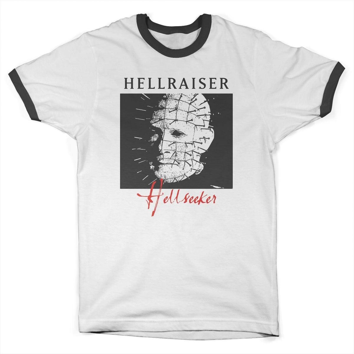 Officially Licensed Hellraiser White Hellseeker Wrestler Men s T-Shirt M