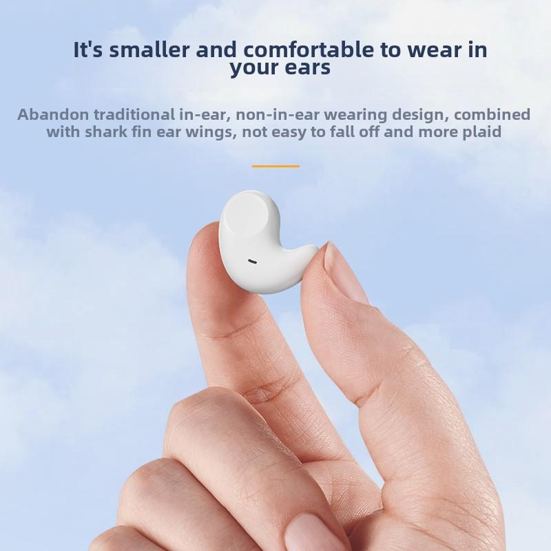 New Sleep Wireless Bluetooth Headphones Transparent Band Digital Display Noise Cancellation Ultra-long Life Ultra-thin Mini Side Sleeping Headphones