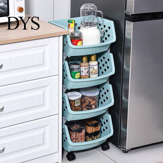 Toys Snacks Storage Basket Multifunctional High Capacity Stackable Fruit Vegetable Organizer Hollow-out for Kitchen Holder