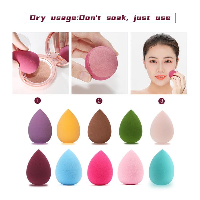 Cosmetic Puff Water Drop Makeup Sponge Facial Powder BB Cream Cosmetic Puff Blending Foundation Sponge Puff