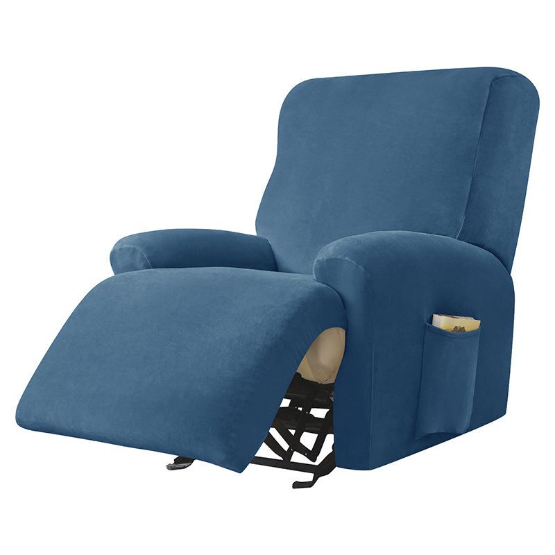 Fashion Luxury Polar Fleece Recliner Sofa Cover Elastic All Inclusive Relax Armchair Sofa Cover Furniture Cover For Living Room