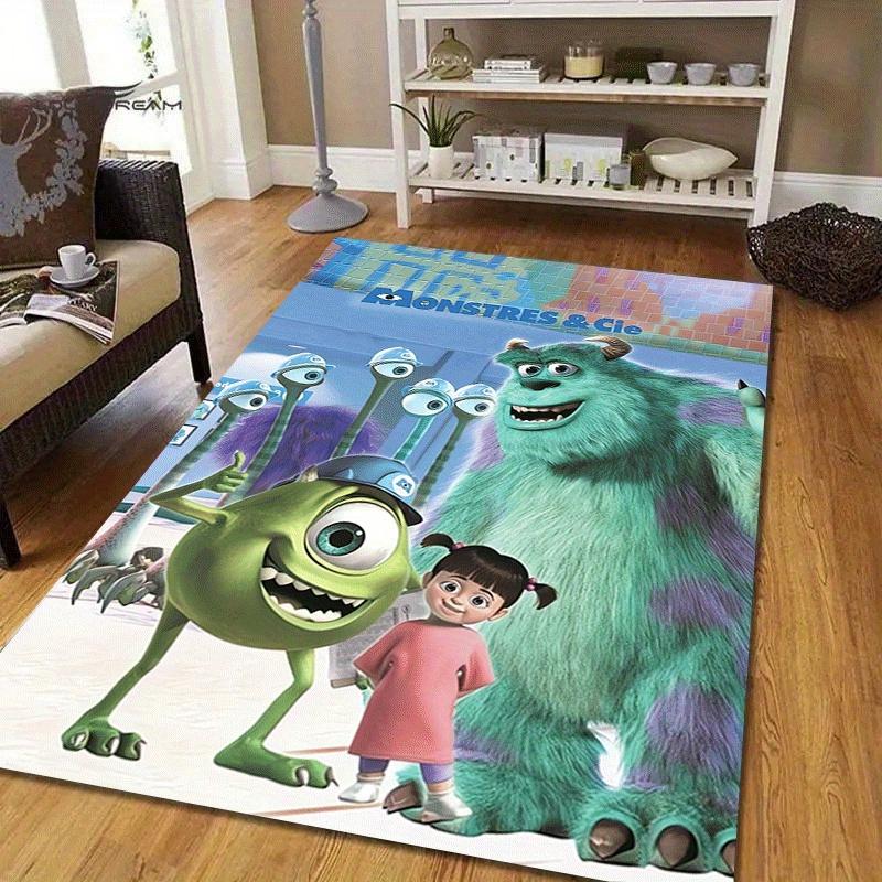 1pc Monsters University Pattern Area Rug Soft Flannel Floor Mat for Living Room,Office,Bedroom and Carpet,Sofa Coffee Table Floor Mat