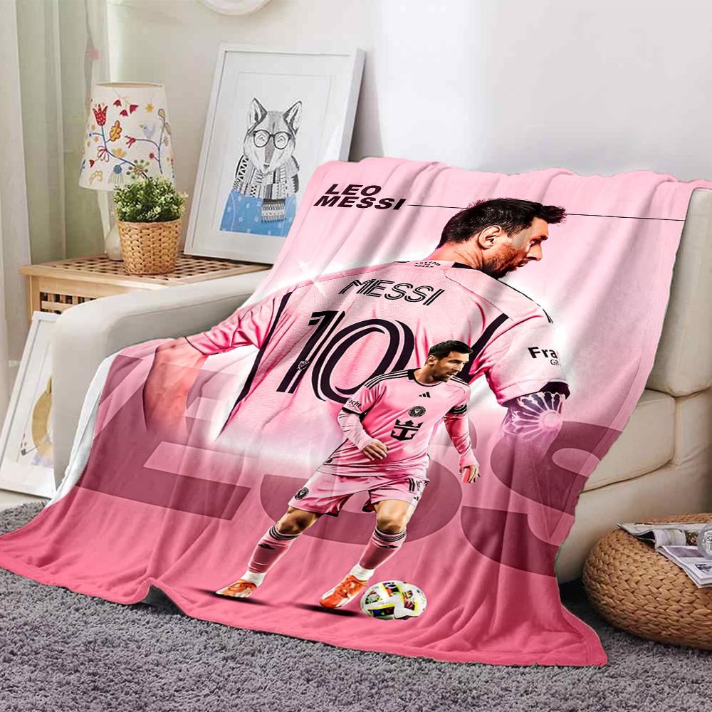 Passion Driven Soccer Star printed flannel breathable and warm blanket, a stylish home gift, suitable for home, office and bedspread use. 15a187