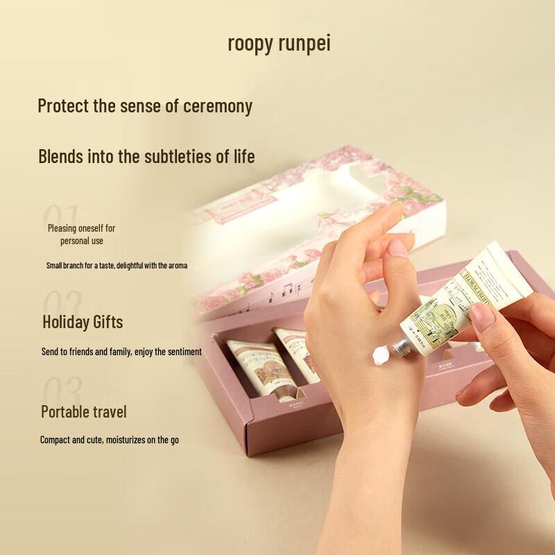 Runpei Enchanting Garden Scented Hand Cream Gift Set