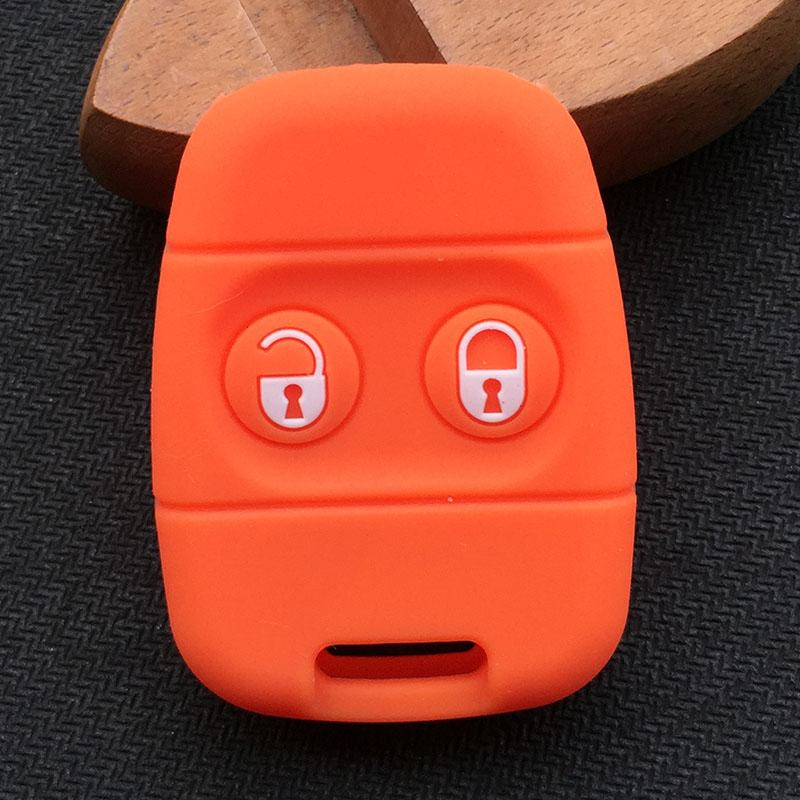 Silicone Car Key Cover Case for Rover MG for Land Rover Defender Freelander 2Buttons Remote Key Alarm Key Case Shell