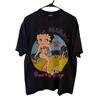 Betty Boop South Beach Miami Summer Short Sleeve Black Color Shirt S-5XL Unisex T-Shirt