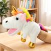 30Cm Cartoon Unicorn Plush Hands Puppet Stuffed Kawaii White Pink Animal Interactive Plushie Tell Story Gift