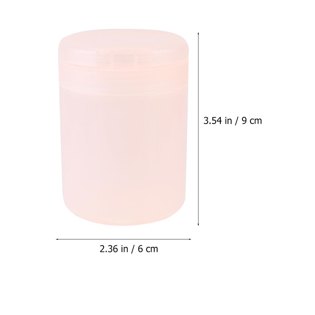 Cotton Swab Storage Box Lightweight Plastic Candy Color Pressable Lid Easy Organization Bathroom Vanity Table Cotton Storage