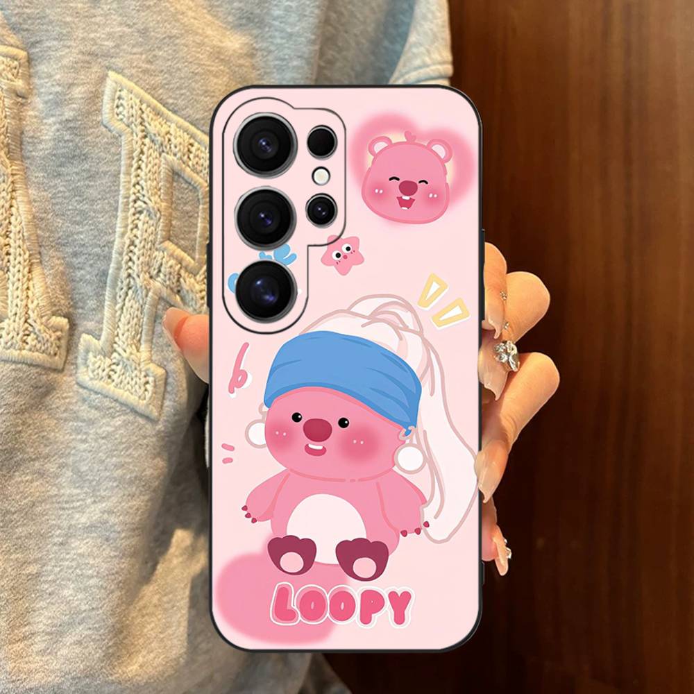 Cute L-loopy Phone Case For Samsung S 24 Fe 25 Ultra Plus 20 Lite 21 30 22 23 24 22 Ultra 5G Fundas