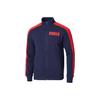 Knit Stand Collar Jacket Men Outerwear Blue 845164-03