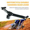 Yousheng Motorrad-Schalthebel, 2-Wege-Aluminiumlegierung, universeller Fußstützenpedal-Schalthebel, Ersatz für Dirtbike-Modifikationszubehör