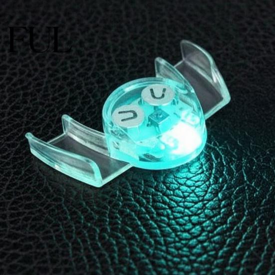 Funny Halloween Costume Accessories LED Light Up Mouth Guard, Flashing Glow Teeth Toy, for Rave Cosplay Party Glowing Braces, Novelty Prank
