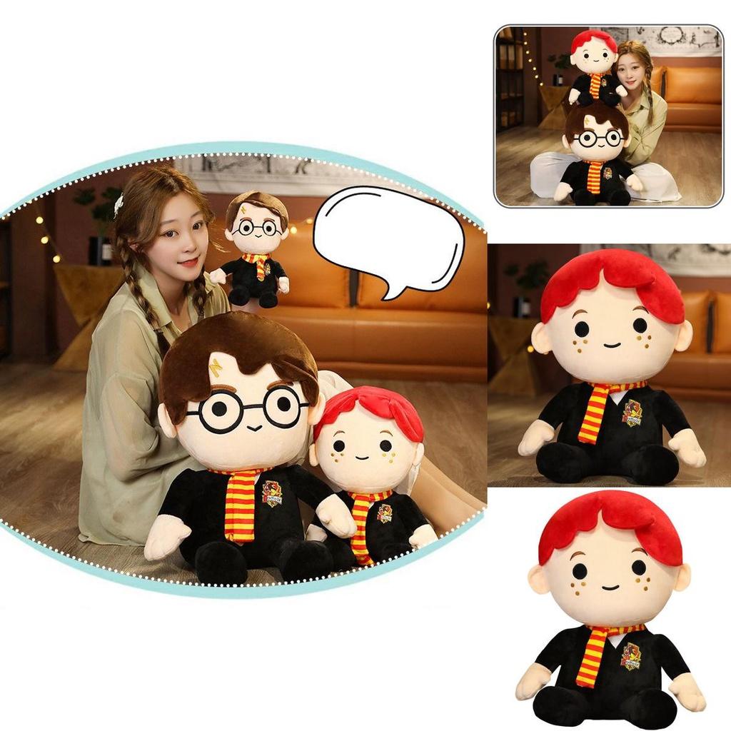 Potter Harry Ron Weasley Plush Toys Kids Stuffed Dolls Home Decor Cushion Sofa