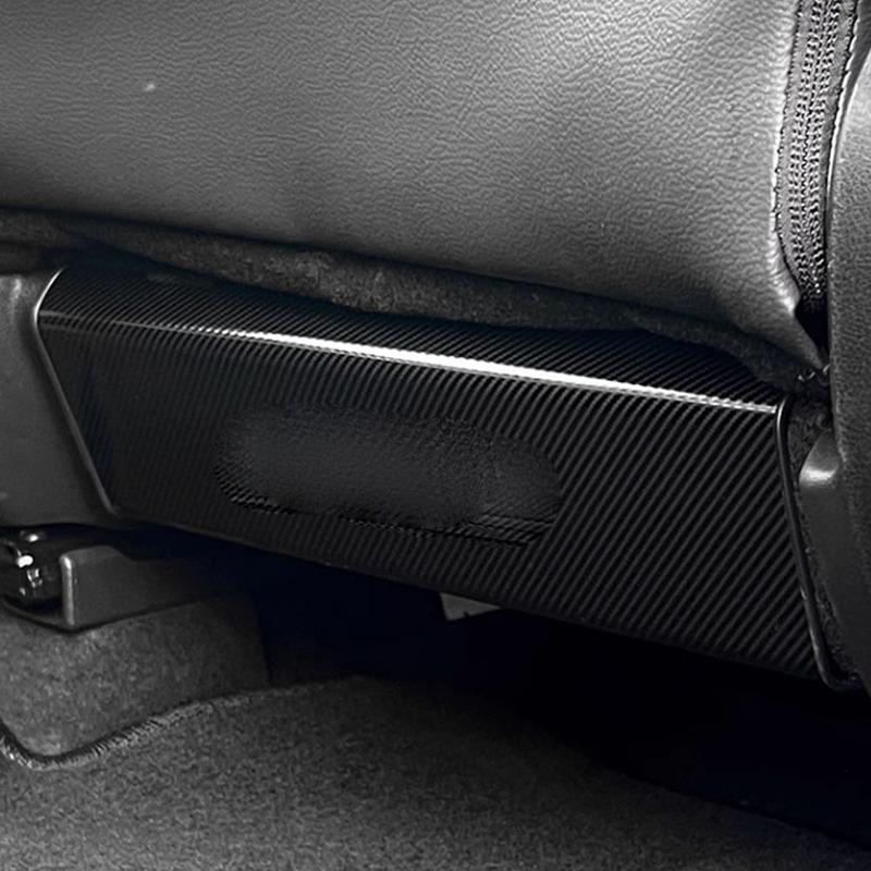 Stainless Steel Car Seat Back Anti-Kick Protection Cover Trim Frame For Honda CRV CR-V 2024 Auto Interior Accessories