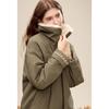 BETU Women's Faux Fur Collar Padded Winter Jacket